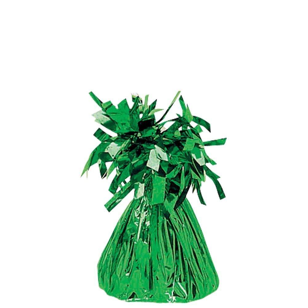 St. Patrick's Day Shamrock Foil Balloon Bouquet with Balloon Weight, 14pc