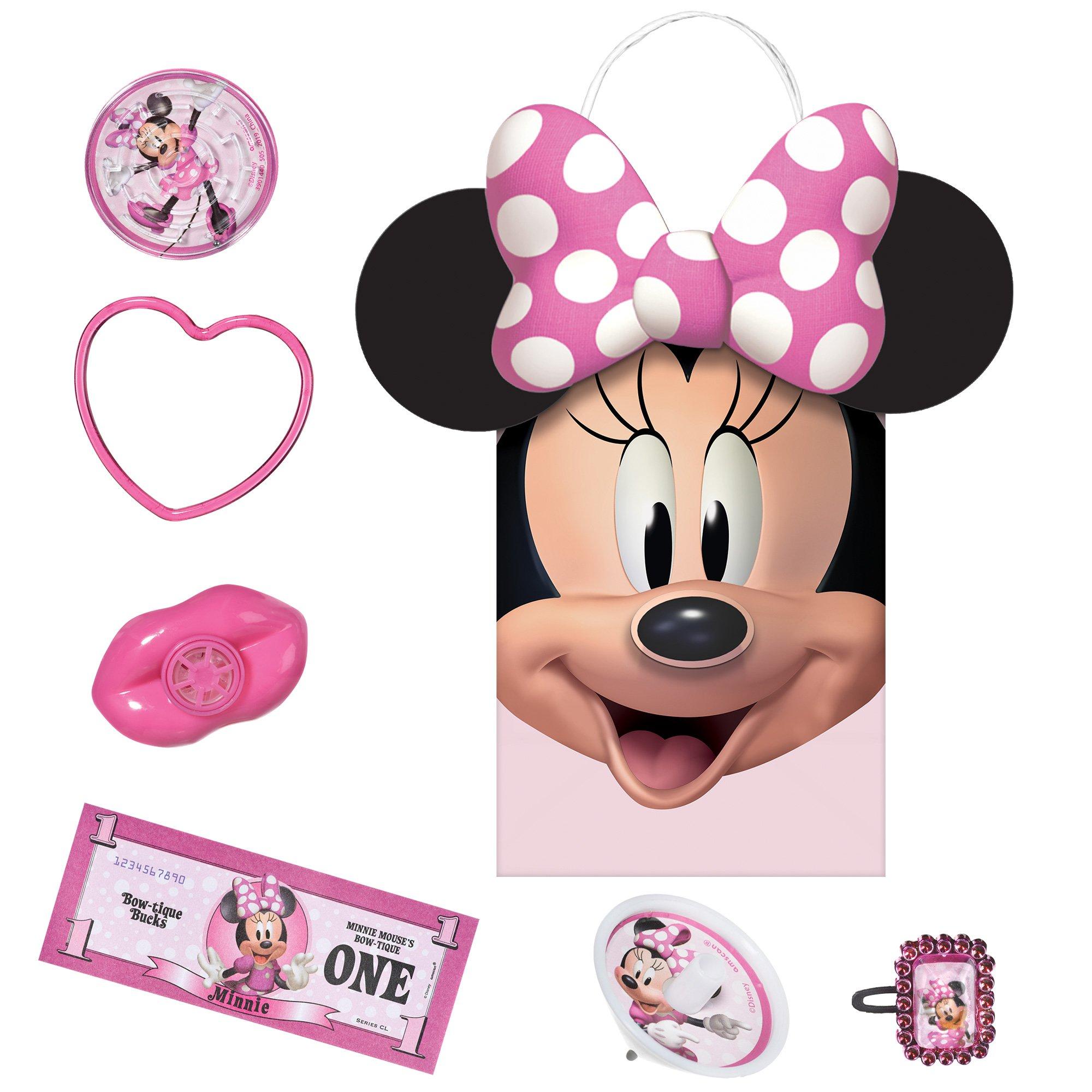 Minnie Mouse Forever Basic Party Favor Supplies Pack for 8 Guests - Kit Includes Favor Bags & Favor Pack