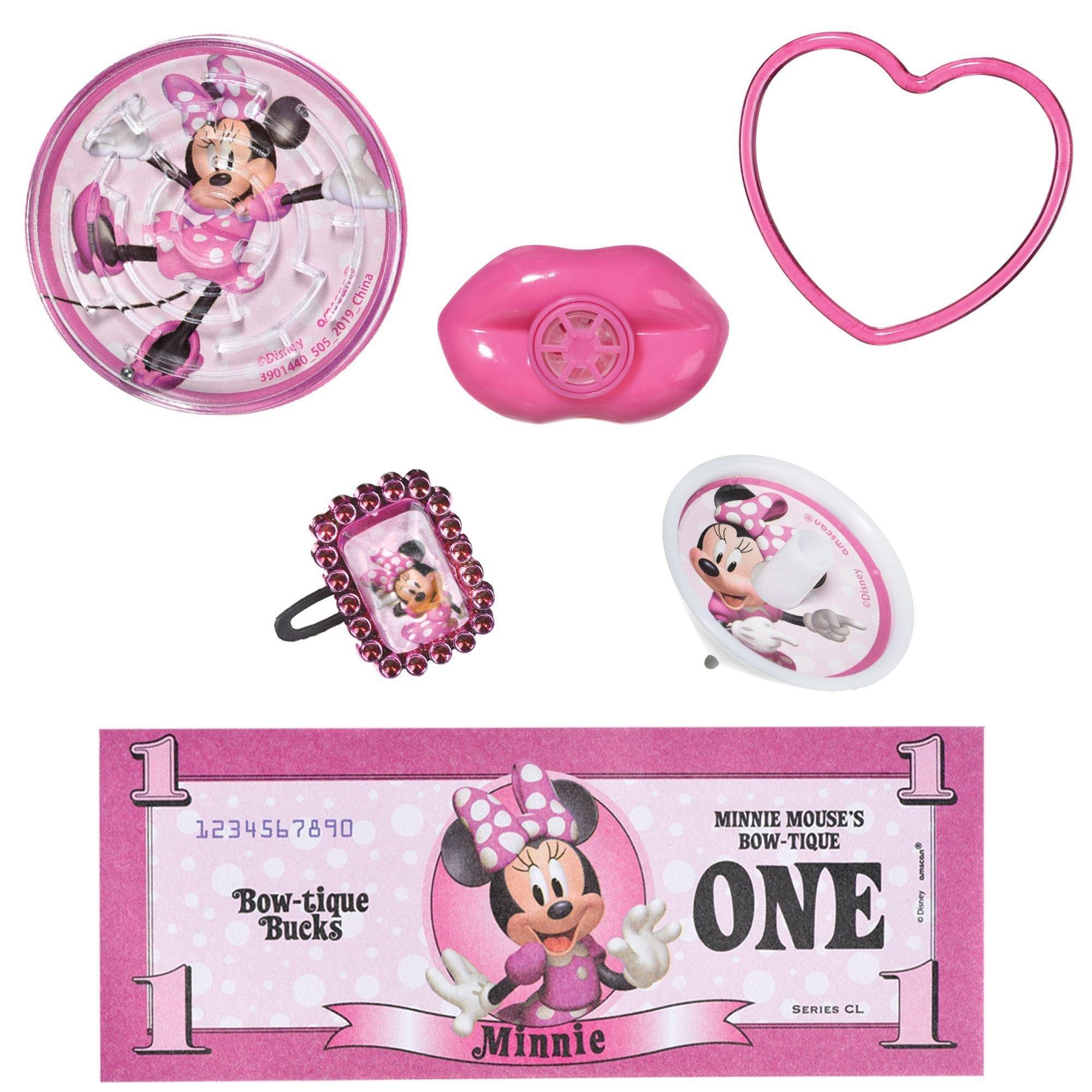 Minnie Mouse Forever Basic Party Favor Supplies Pack for 8 Guests - Kit Includes Favor Bags & Favor Pack