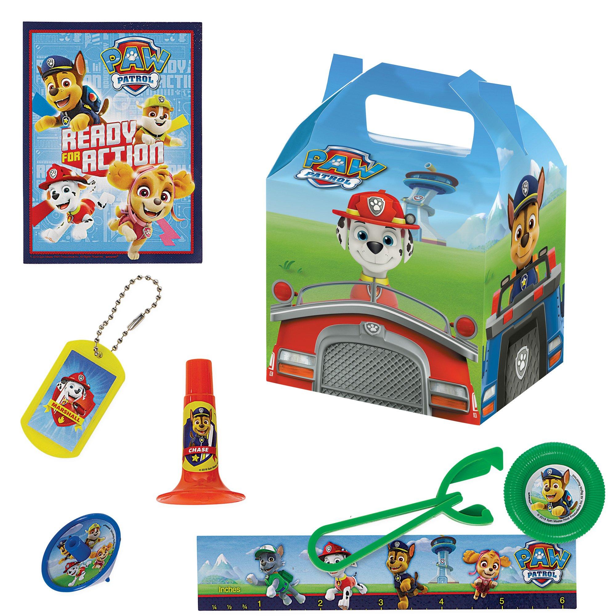 PAW Patrol Basic Party Favor Supplies Pack for 8 Guests - Kit Includes Favor Bags & Favor Pack