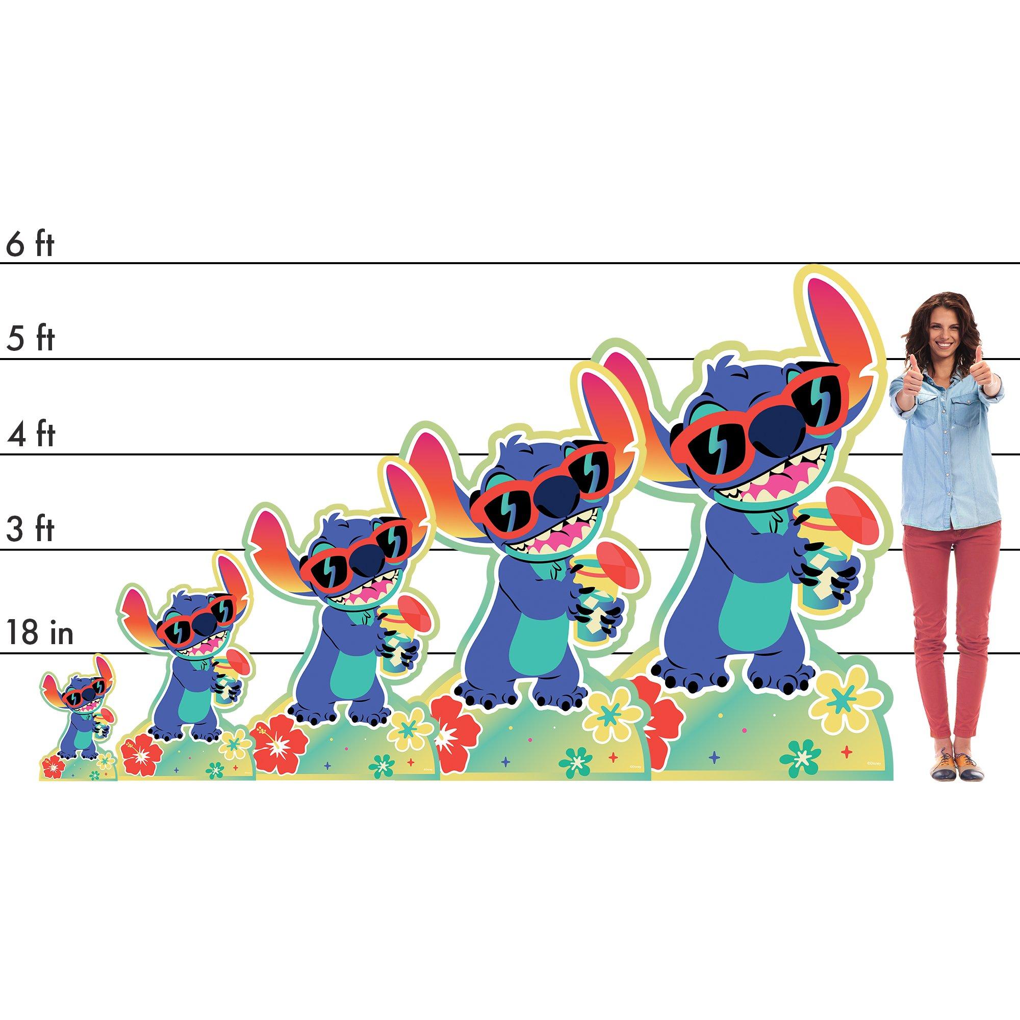 Stitch Aloha Cardboard Cutout, 3ft