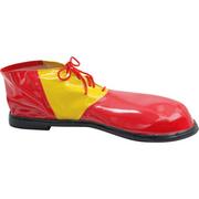 Adult Red & Yellow Clown Shoes Deluxe
