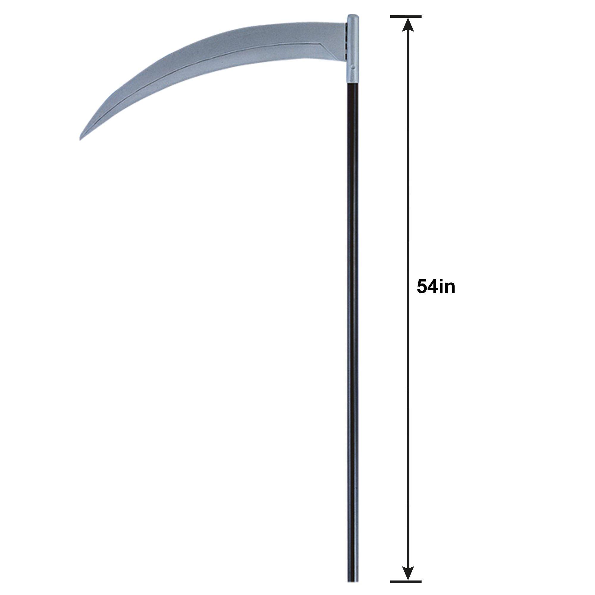amscan Grim Ripper High Scythe - 49.75 (1 Count) - Perfect Halloween  Costume Accessory & Party Prop