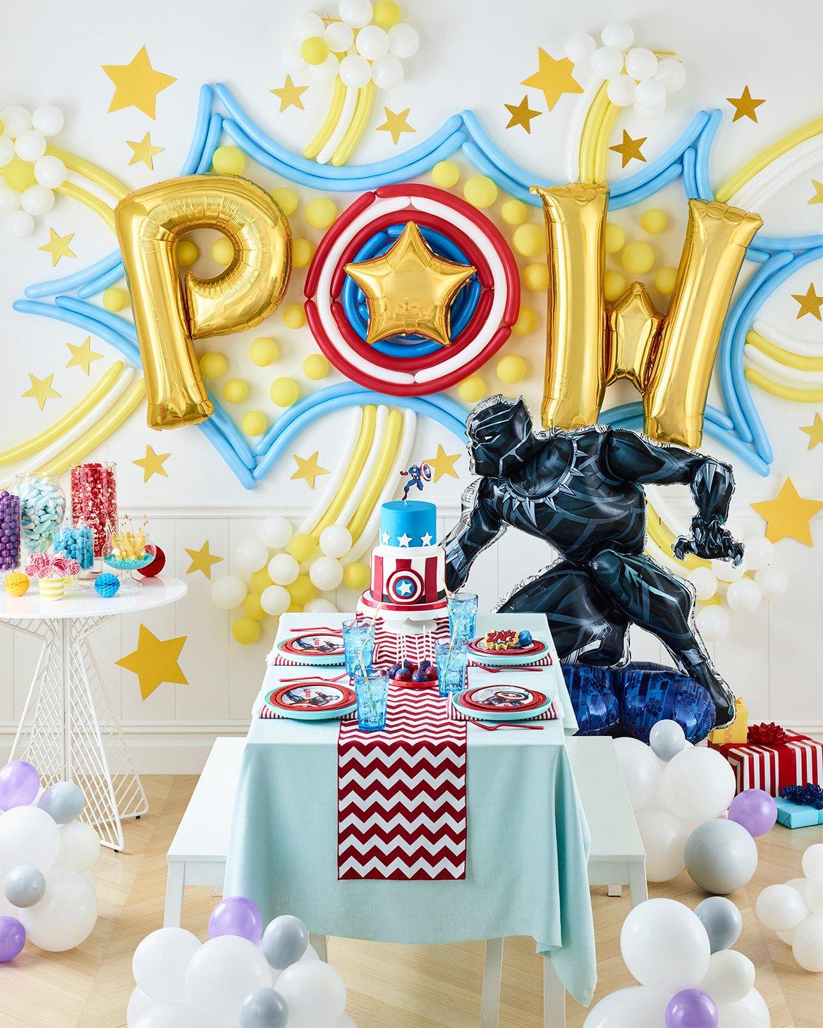 Builds Custom Superhero Pinatas for your kids birthdays!