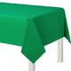 Festive Green Plastic Table Cover