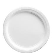 White Paper Lunch Plates, 8.5in, 20ct