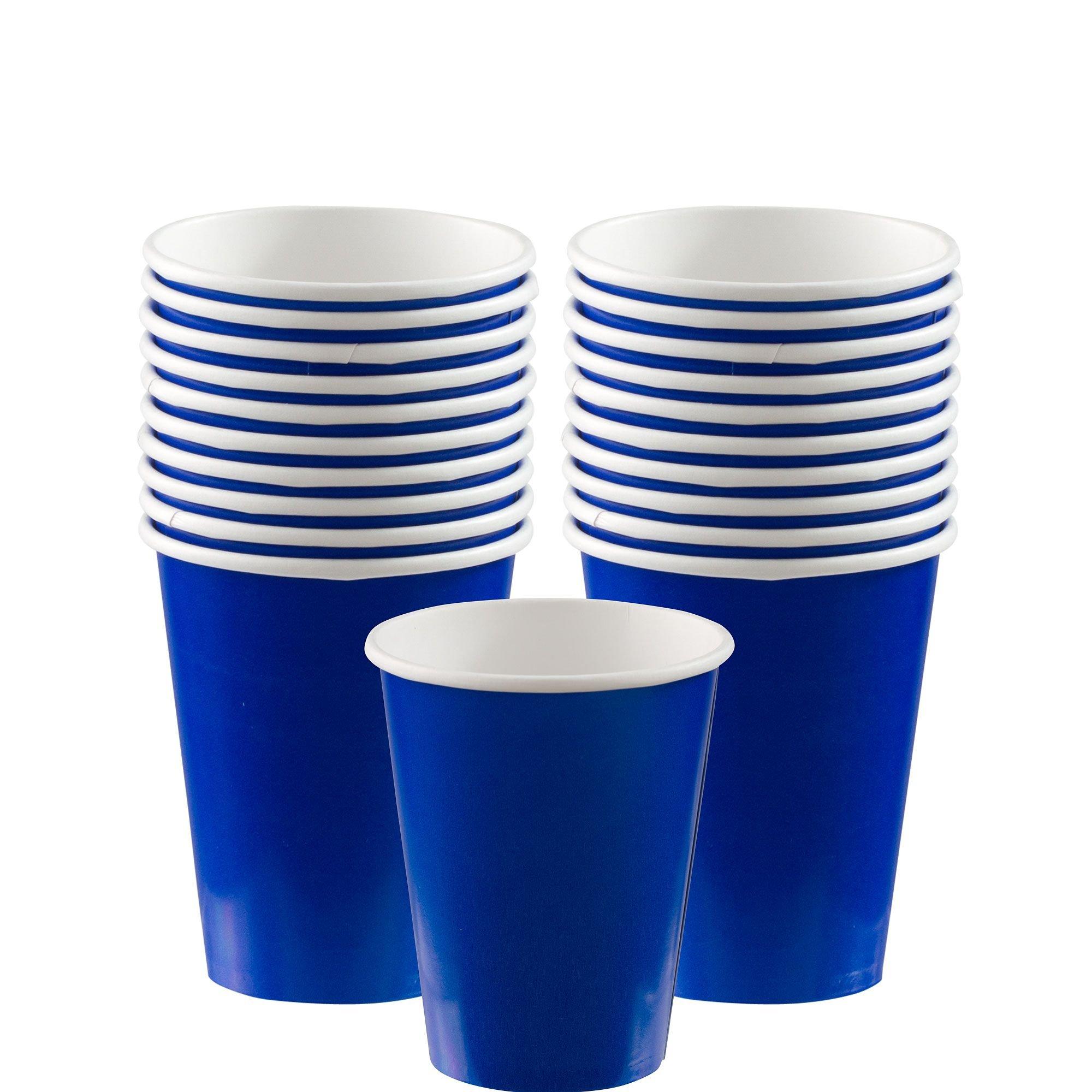 Royal Blue Plastic Cups, 9oz, 72ct