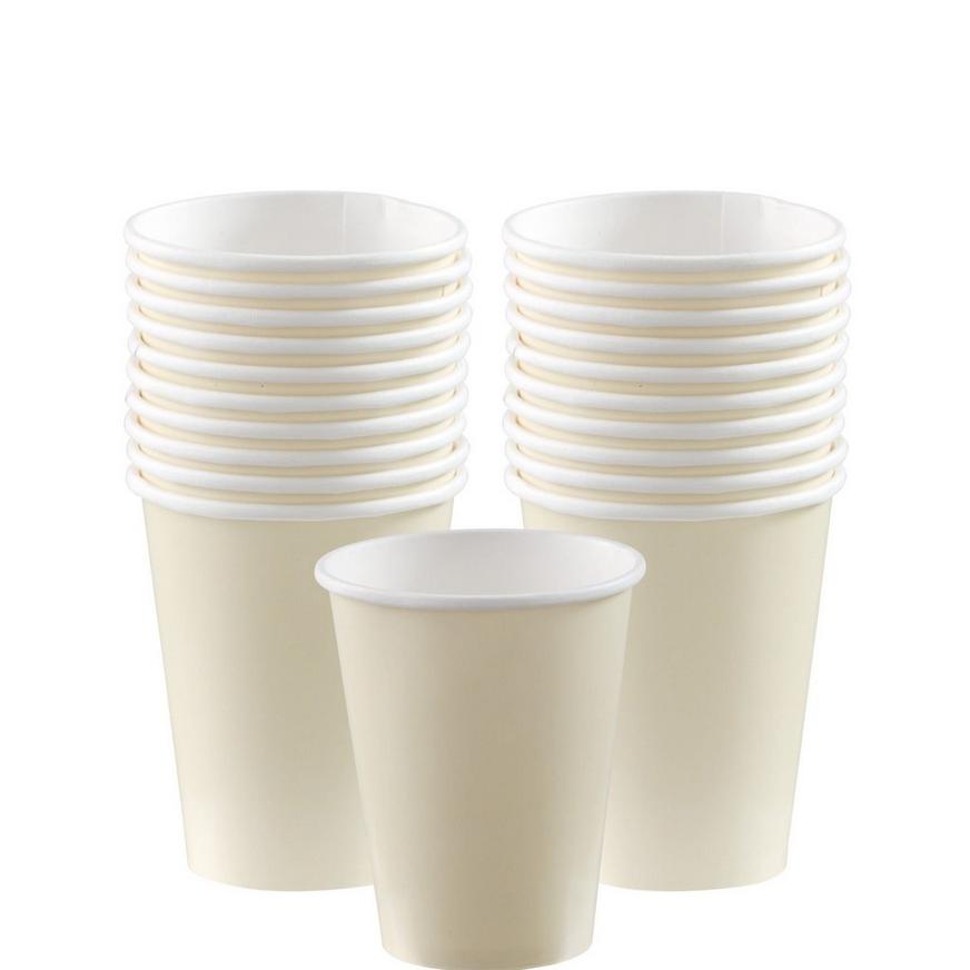 Vanilla Cream Paper Cups 20ct