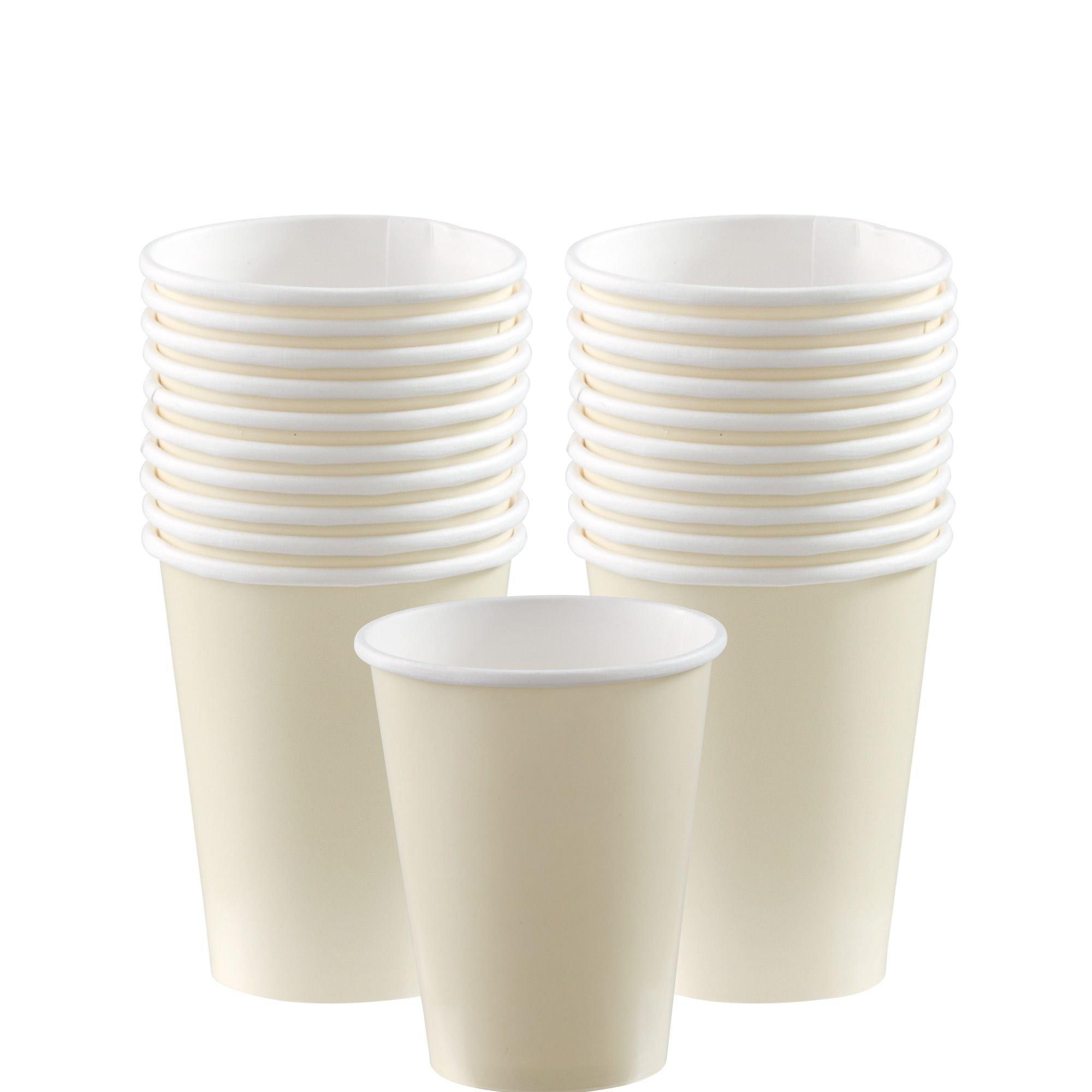 Vanilla Cream Paper Cups 20ct 9oz