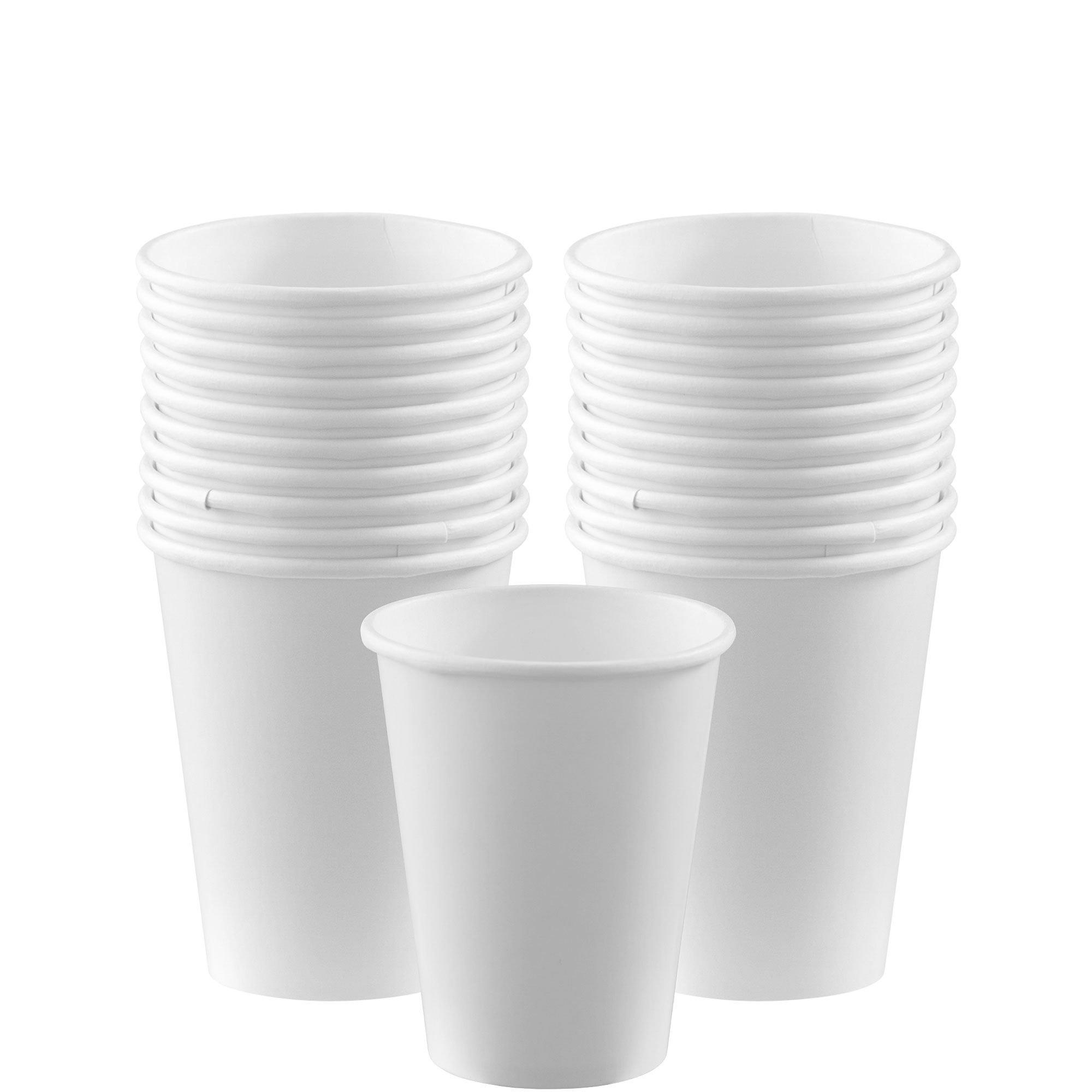 Choice 4 oz. White Poly Paper Hot Cup - 50/Pack