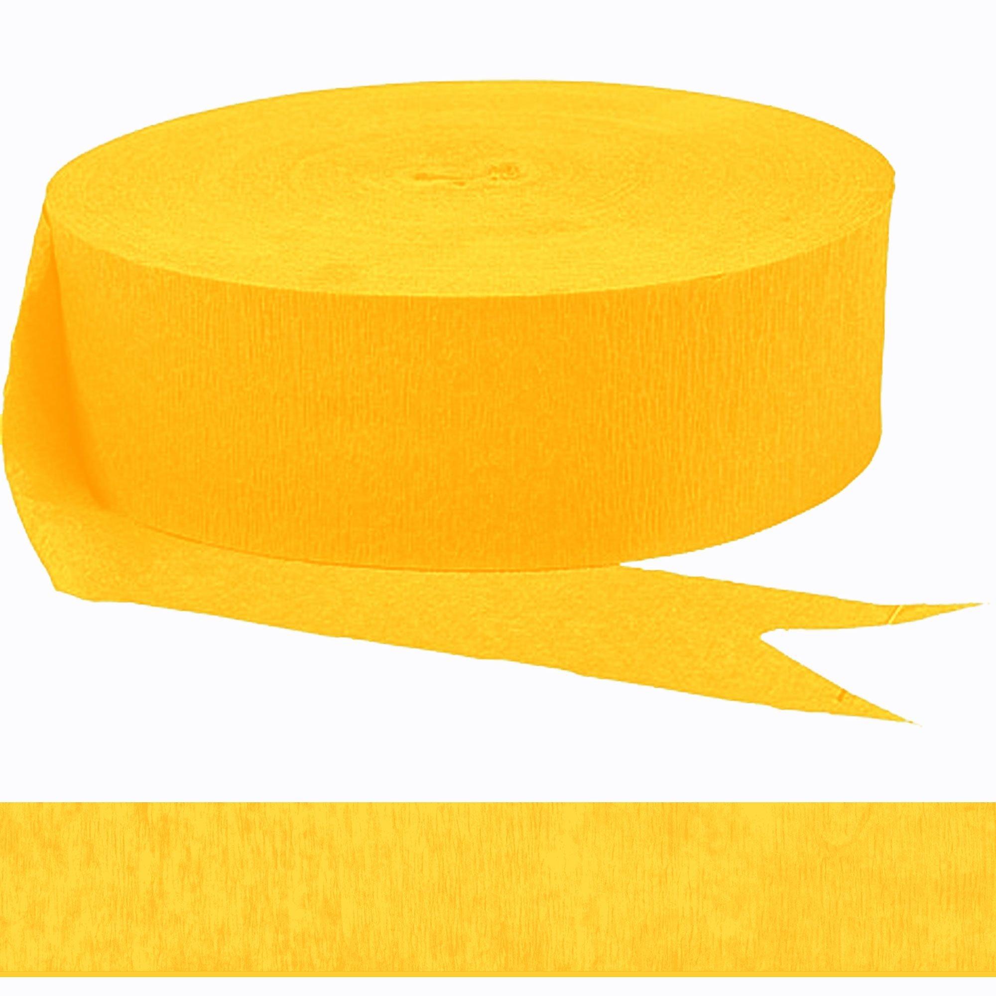 Sunshine Yellow Streamer 500ft Party City