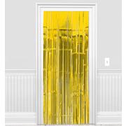 Sunshine Yellow Fringe Doorway Curtain