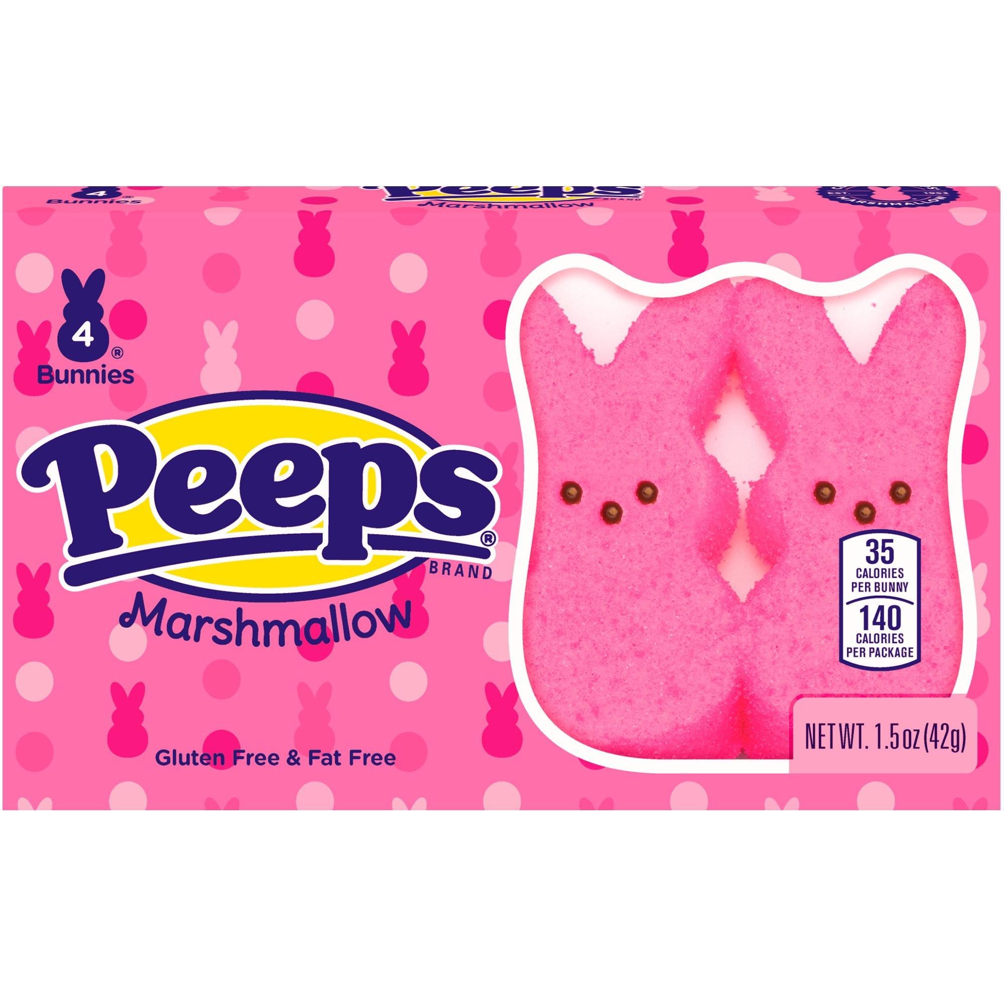 Peeps Marshmallow Bunnies 4pc