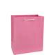 Medium Glossy Pink Gift Bag, 7.75in x 9.5in 