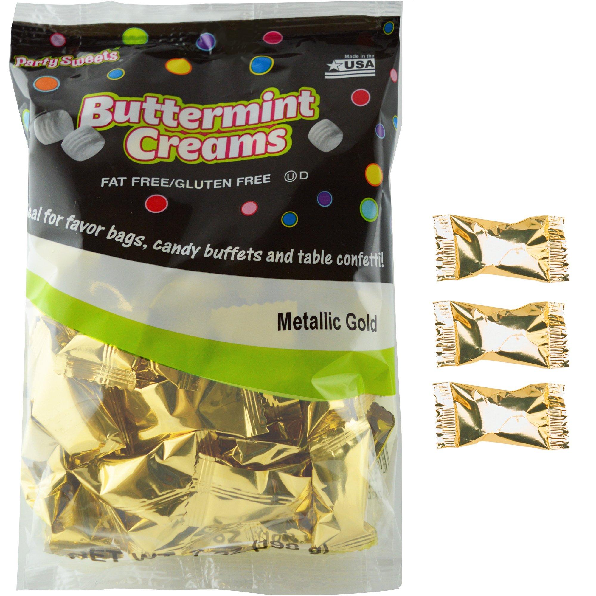 Gold Pillow Mints 50ct Party City