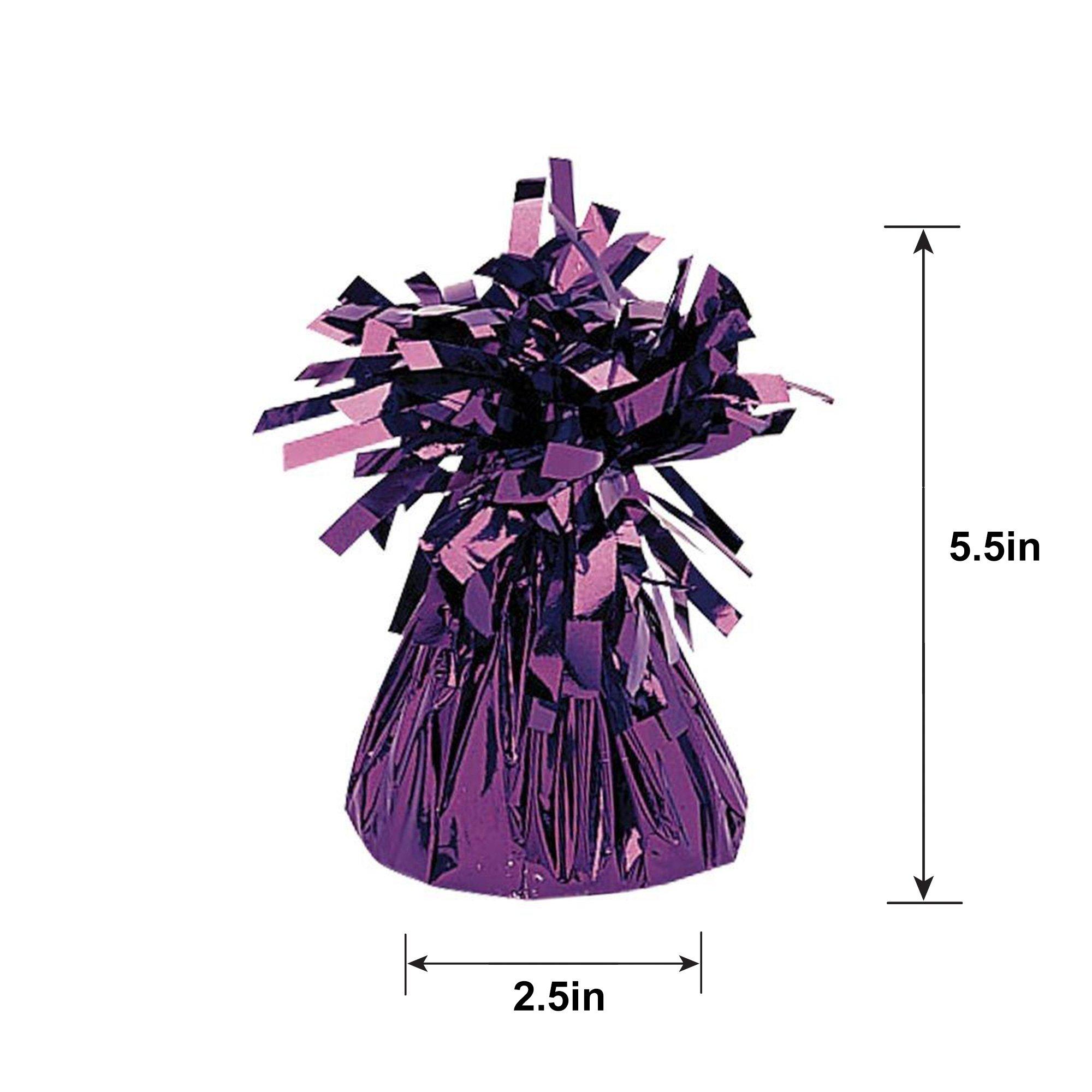 Purple Foil Balloon Weight 6oz