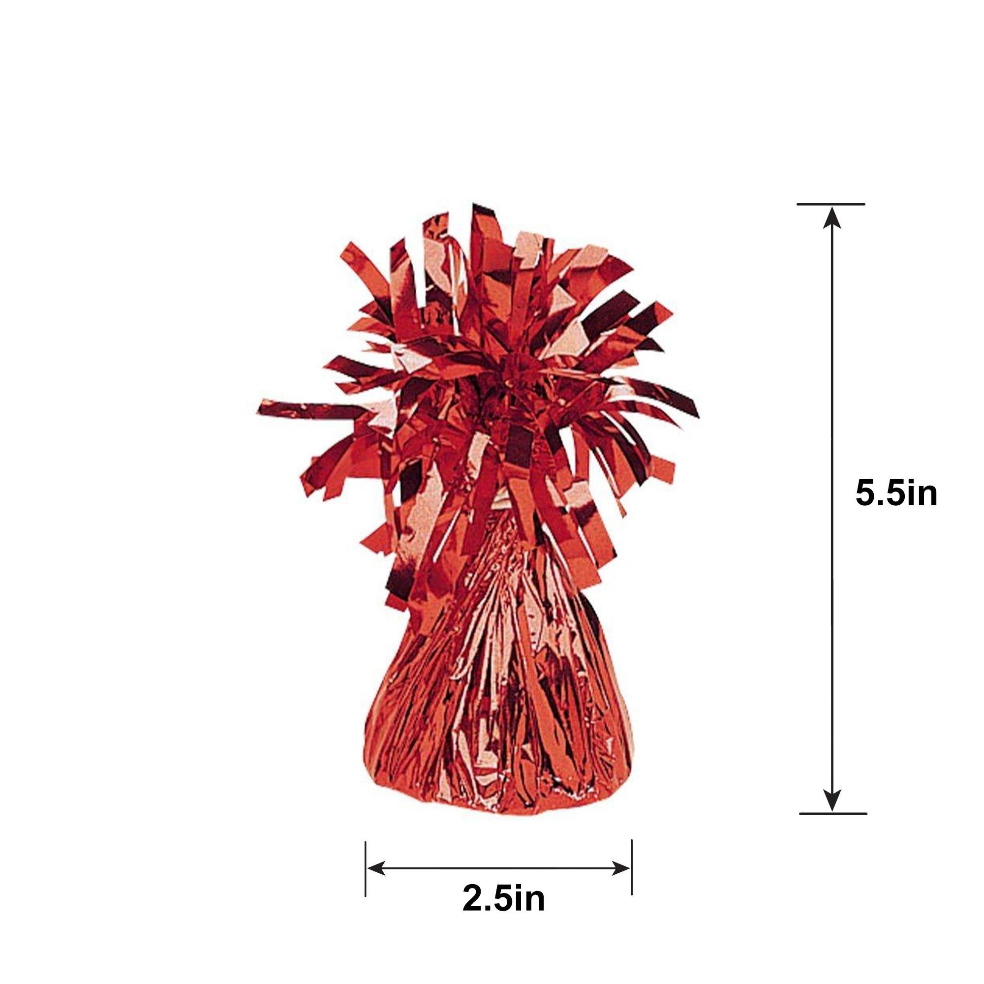 Red Foil Balloon Weight, 6oz