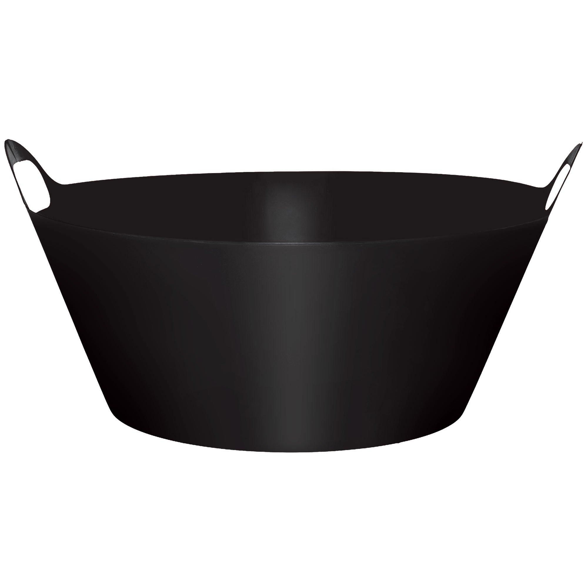 Black Plastic Party Tub, 8gal | Party City