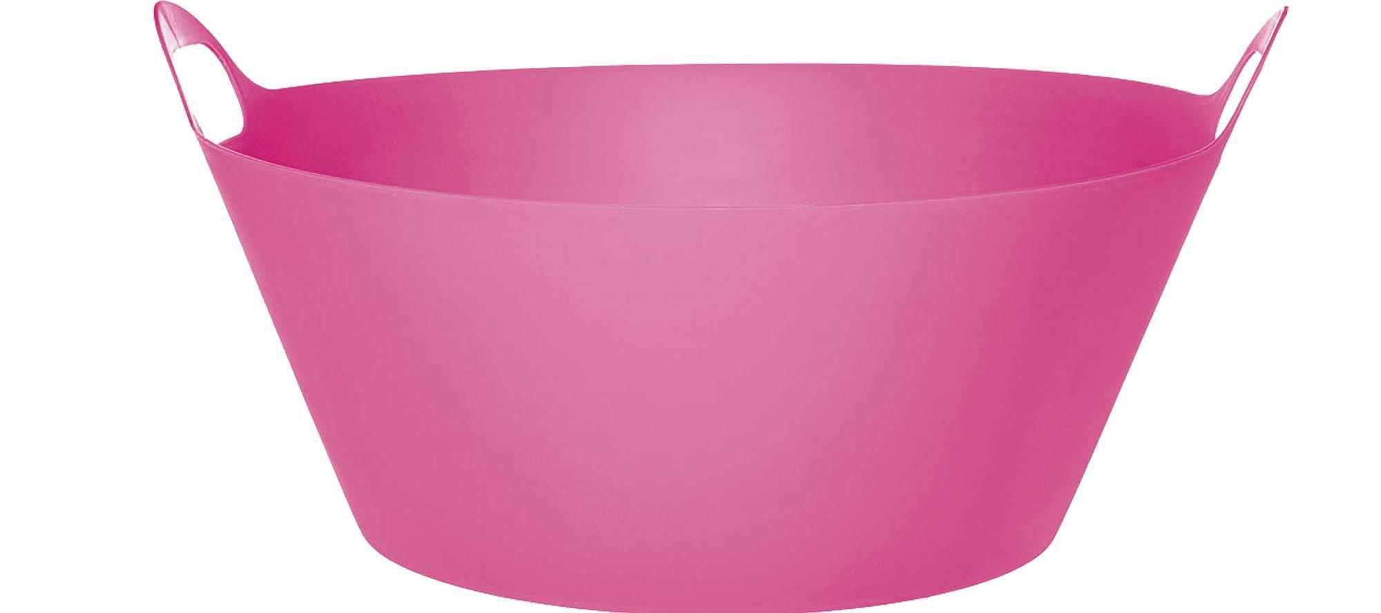 Party Darby Plastic 2-Ounce Flat Bottom Candy Scoop - Pink