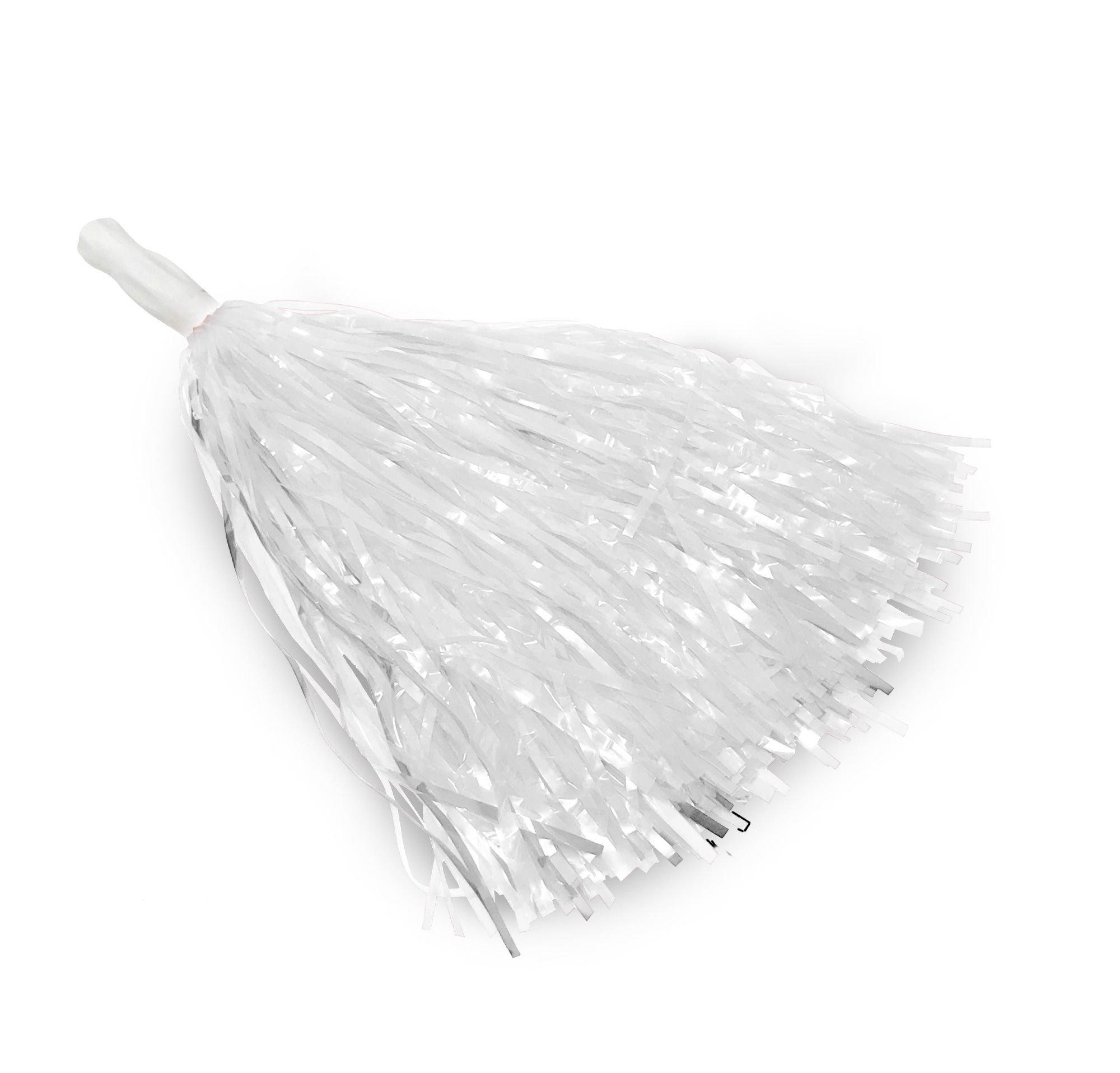 White PomPom 15in Party City