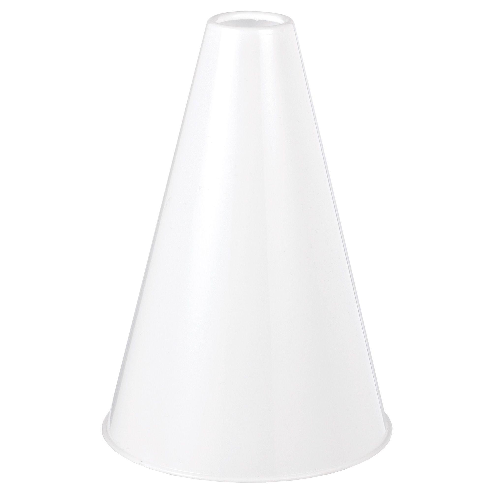 White Megaphone 5 1/2in x 8 1/4in Party City