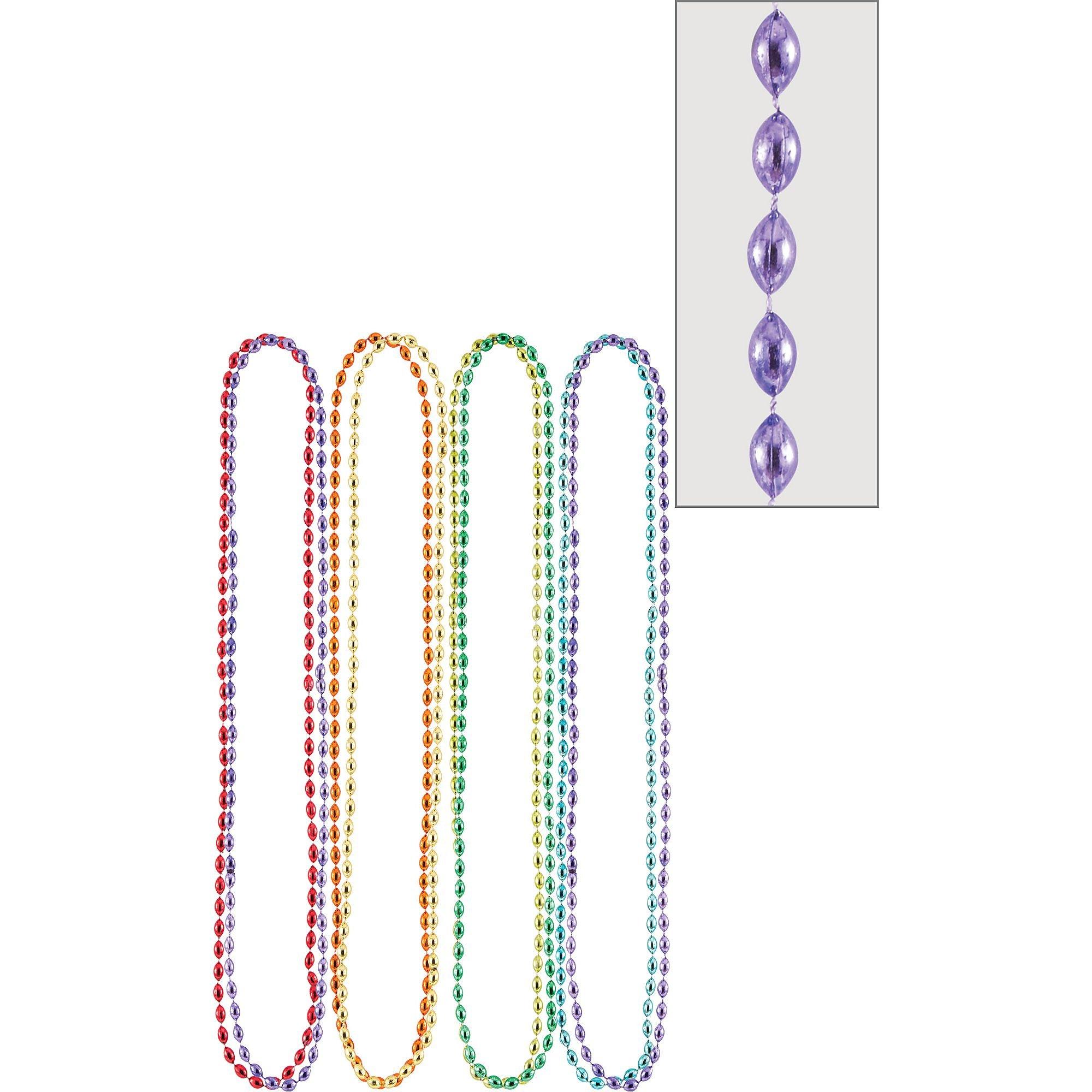 Multicolor Bead Necklaces 8ct