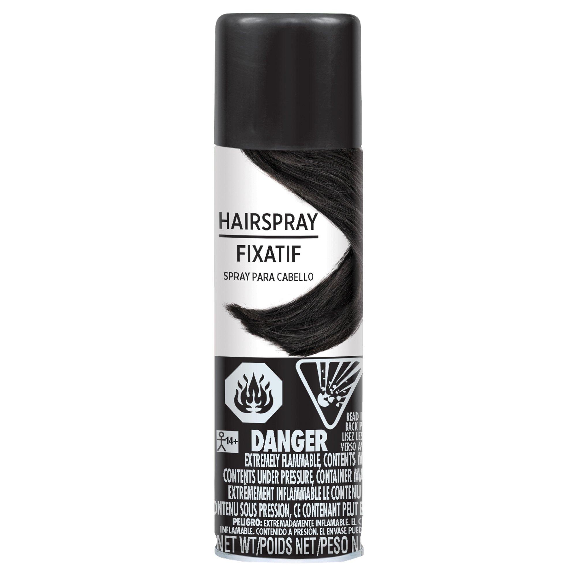 Black Hair Spray 3oz Party City