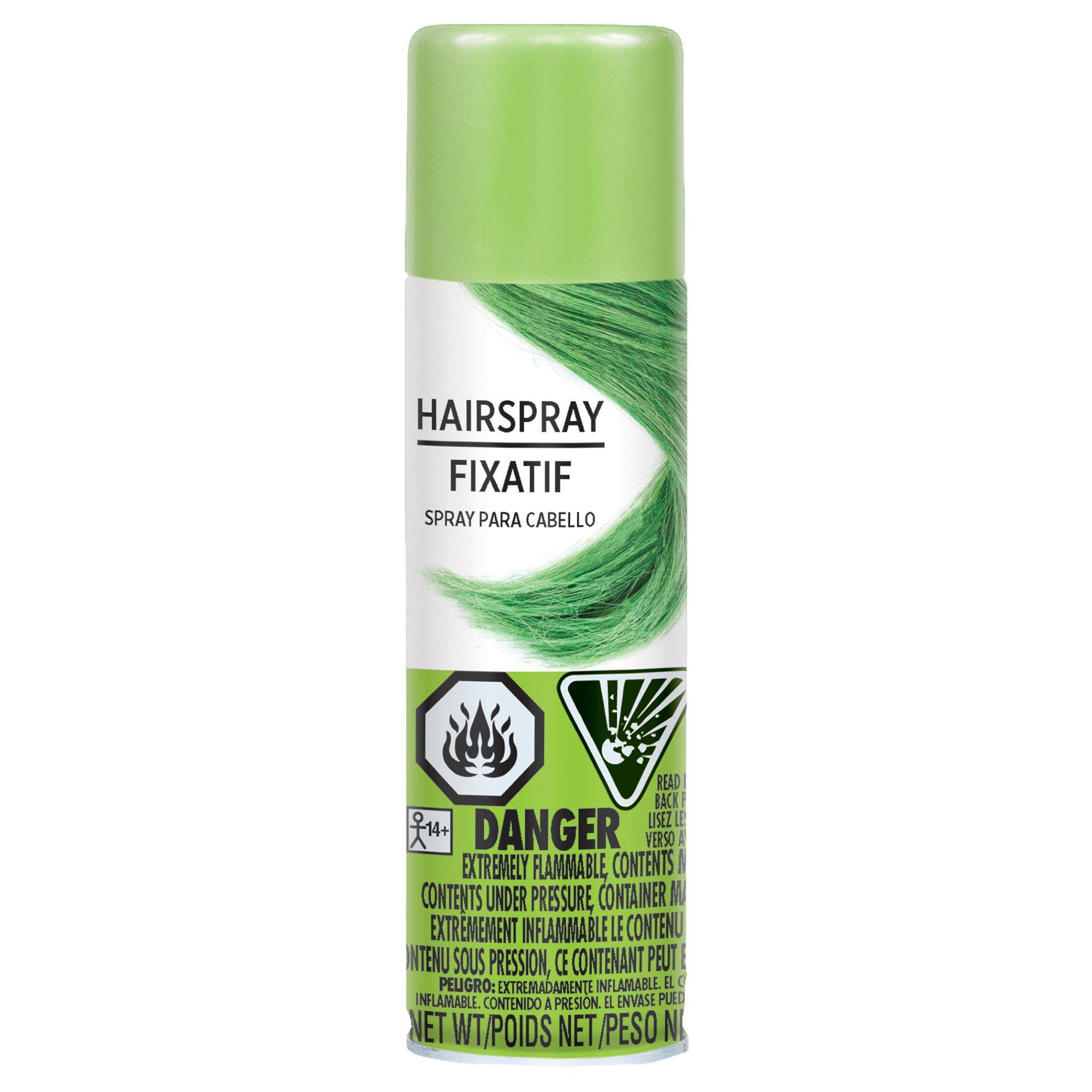 Lime Green Hair Spray 3oz Party City