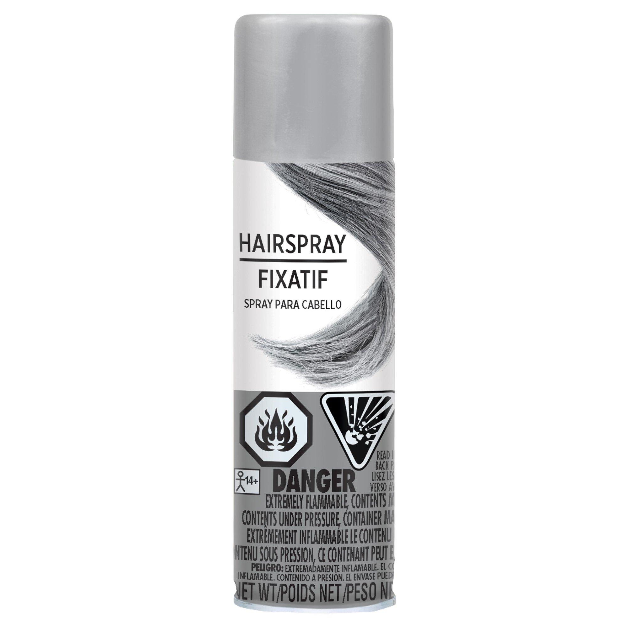 Silver Hair Spray 3oz Party City