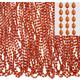 Metallic Orange Bead Necklaces 50ct