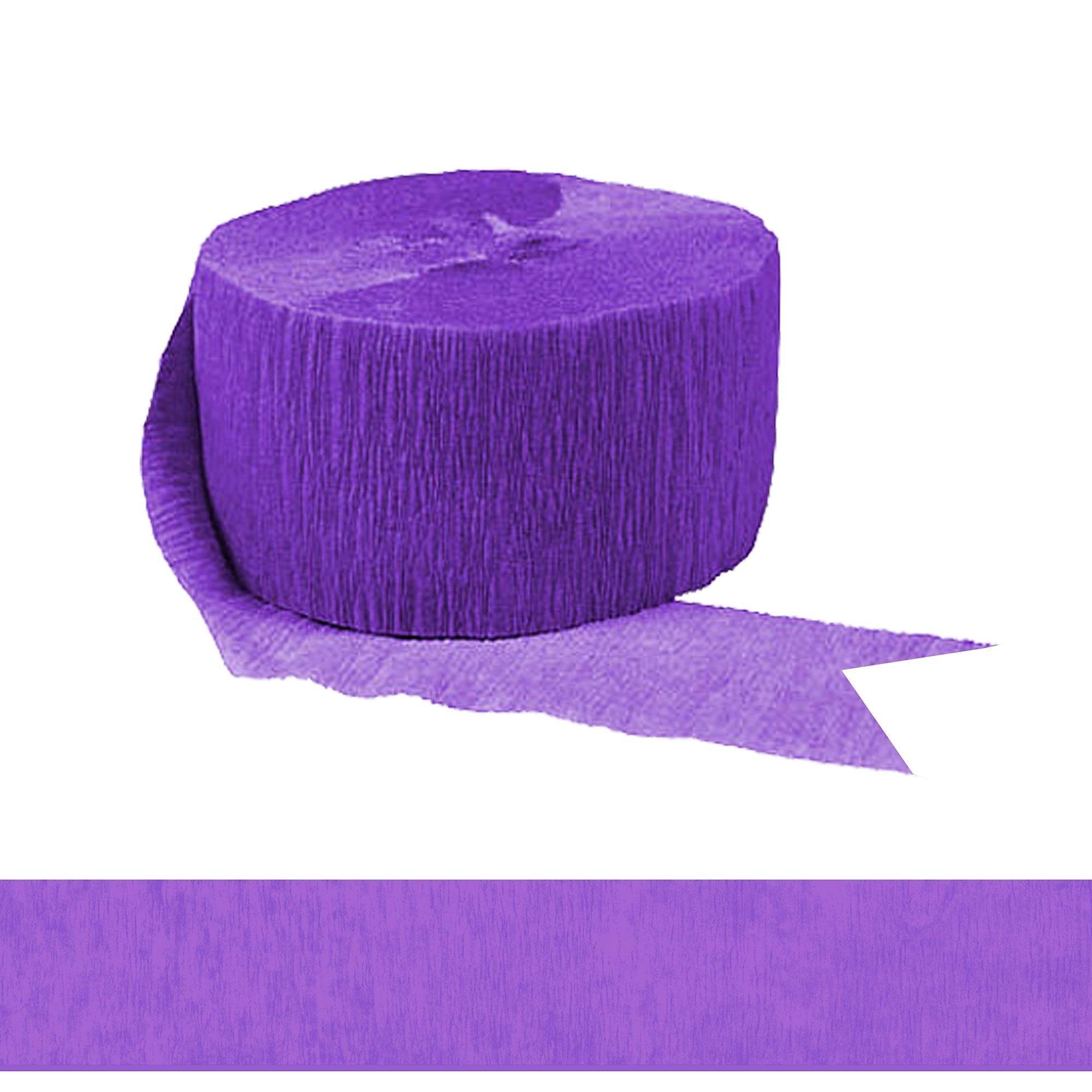 Purple Paper Streamers