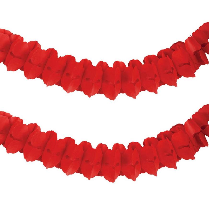 Red Paper Garland