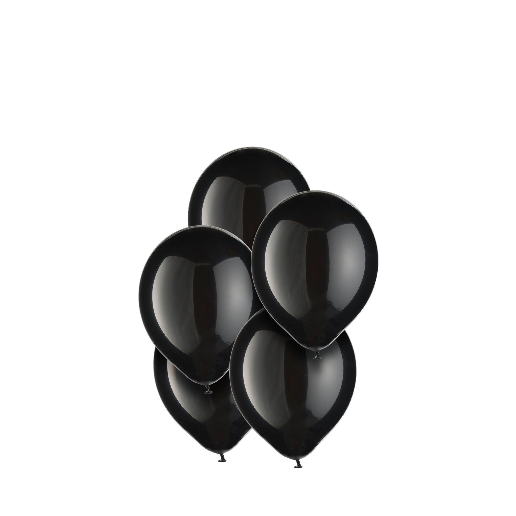 50ct, 5in, Black Mini Balloons