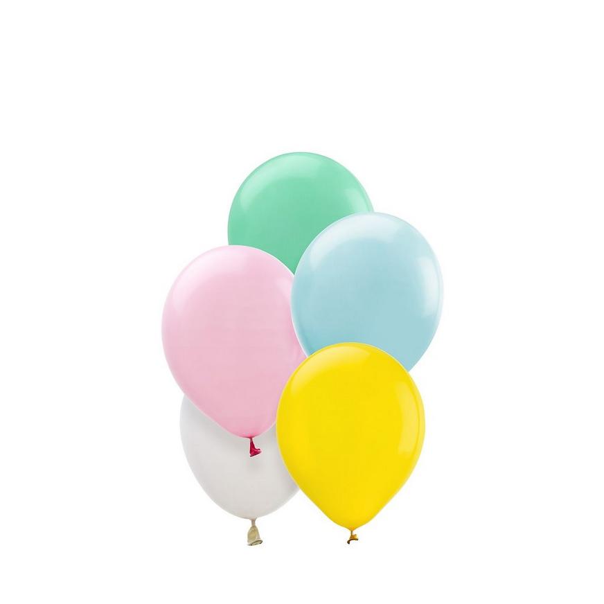 50ct, 5in, Assorted Pastel Mini Balloons