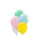50ct, 5in, Assorted Pastel Mini Balloons