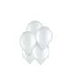 50ct, 5in, Mini White Balloons