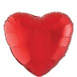 17in Red Heart Balloon