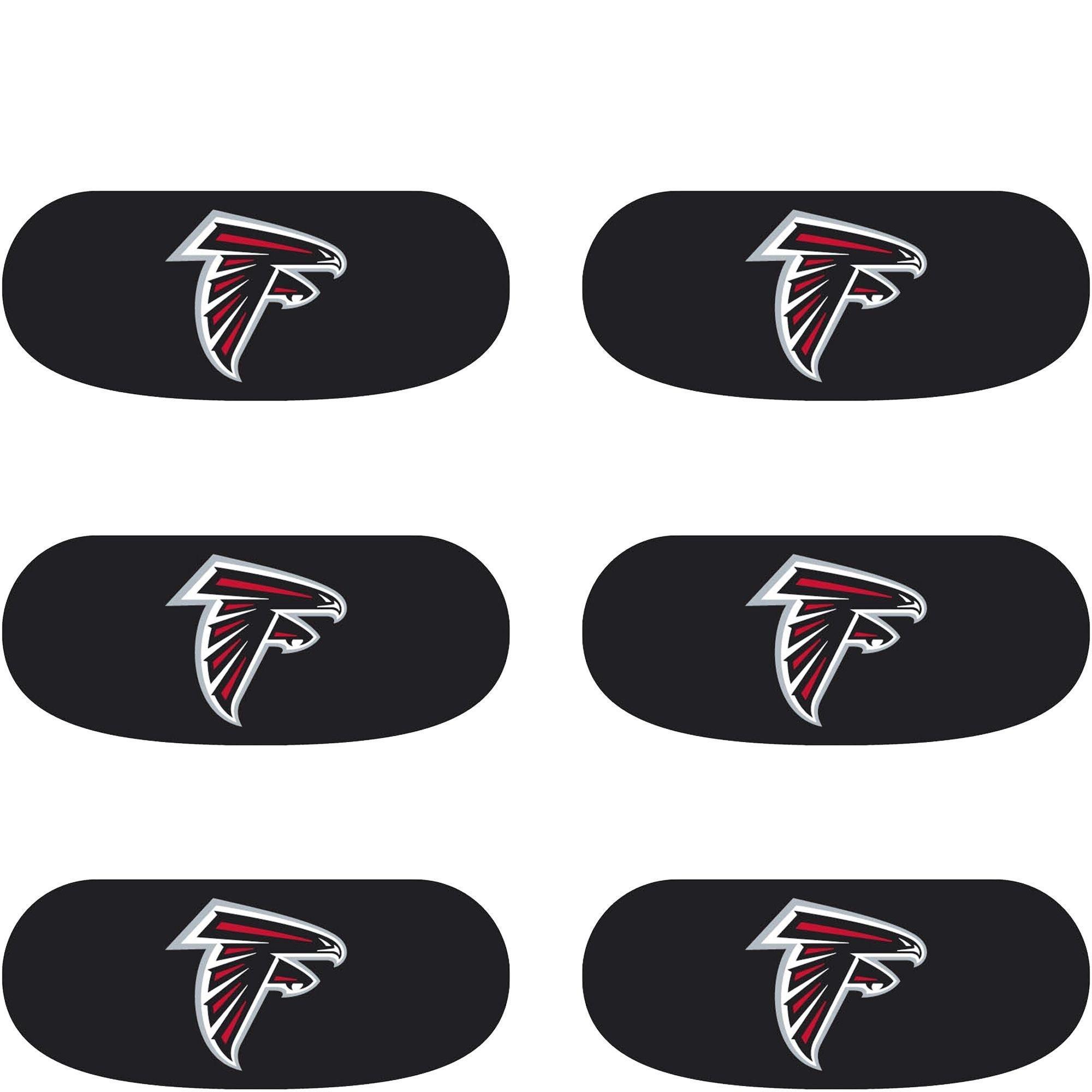 Atlanta Falcons Eye Black Stickers 6ct