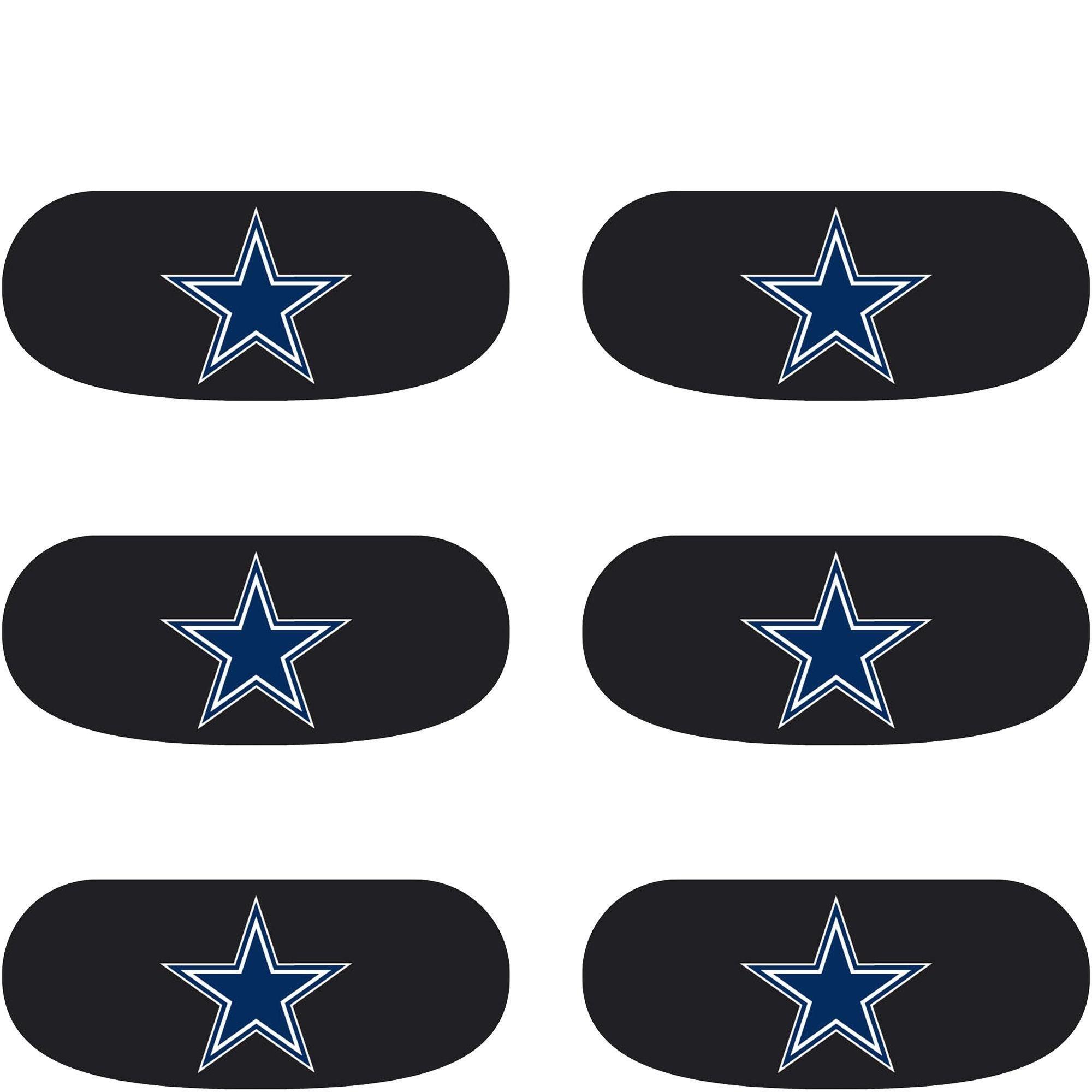 Dallas Cowboys Eye Black Stickers 6ct