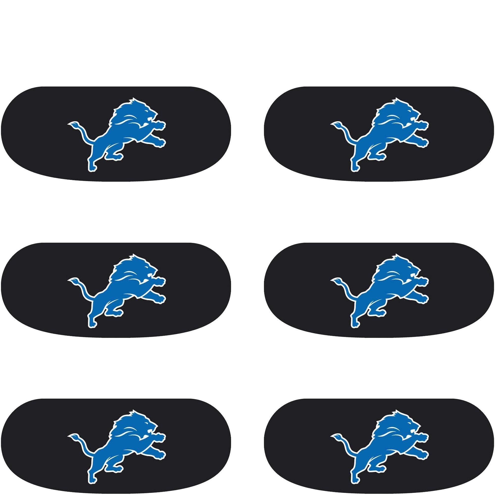 Detroit Lions Eye Black Stickers 6ct