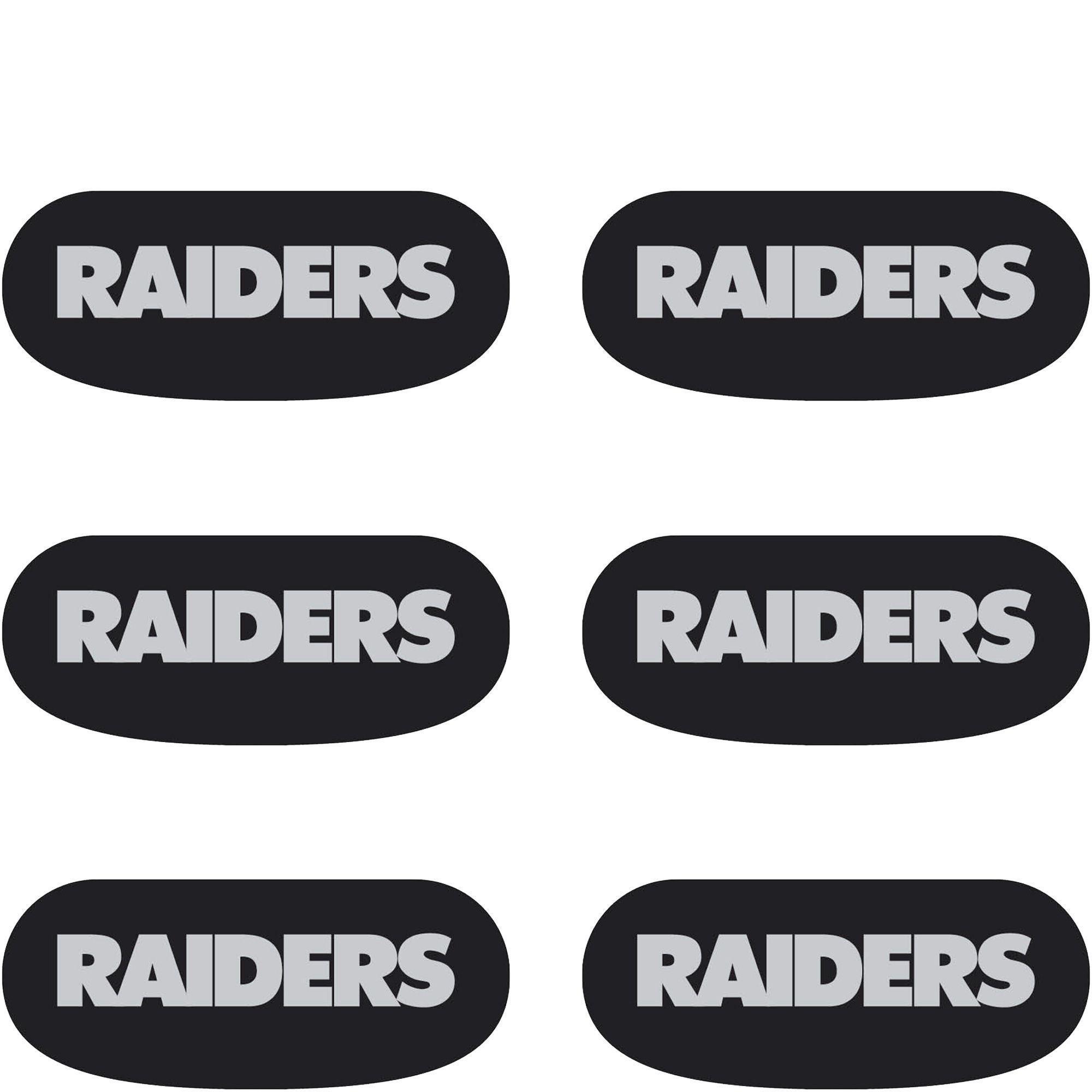 Las Vegas Raiders Eye Black Stickers, 6ct