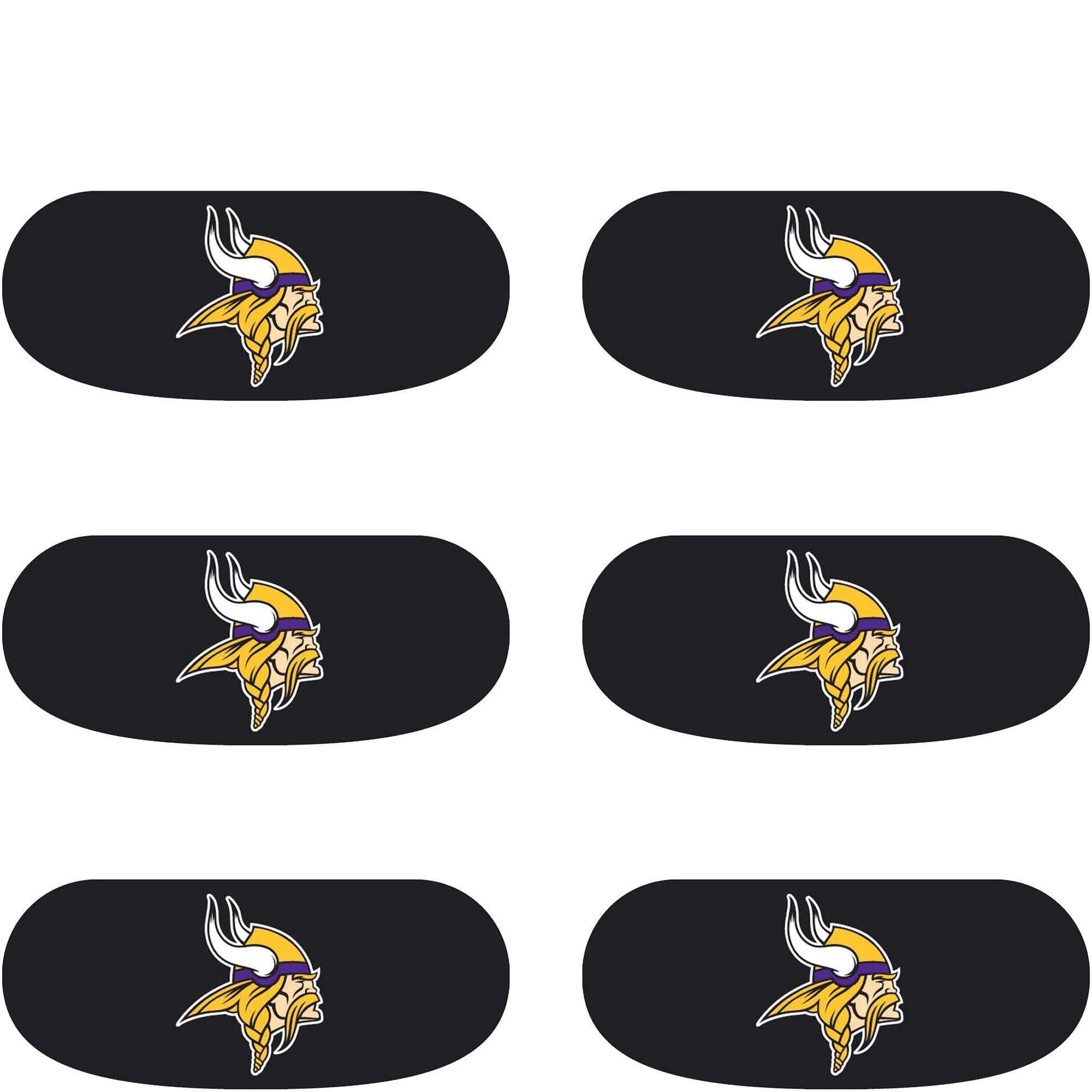 Minnesota Vikings Eye Black Stickers 6ct