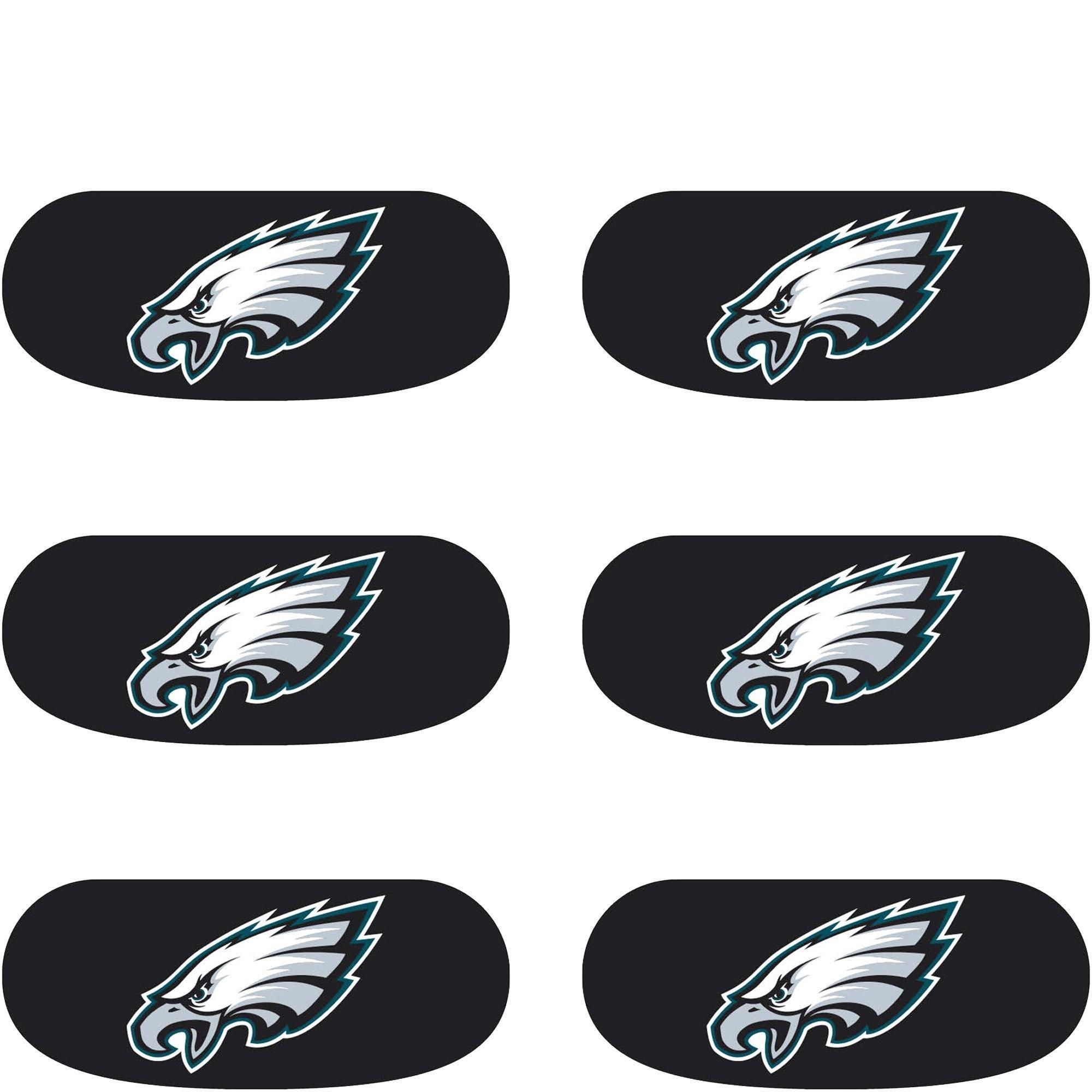 Philadelphia Eagles Eye Black Stickers 6ct