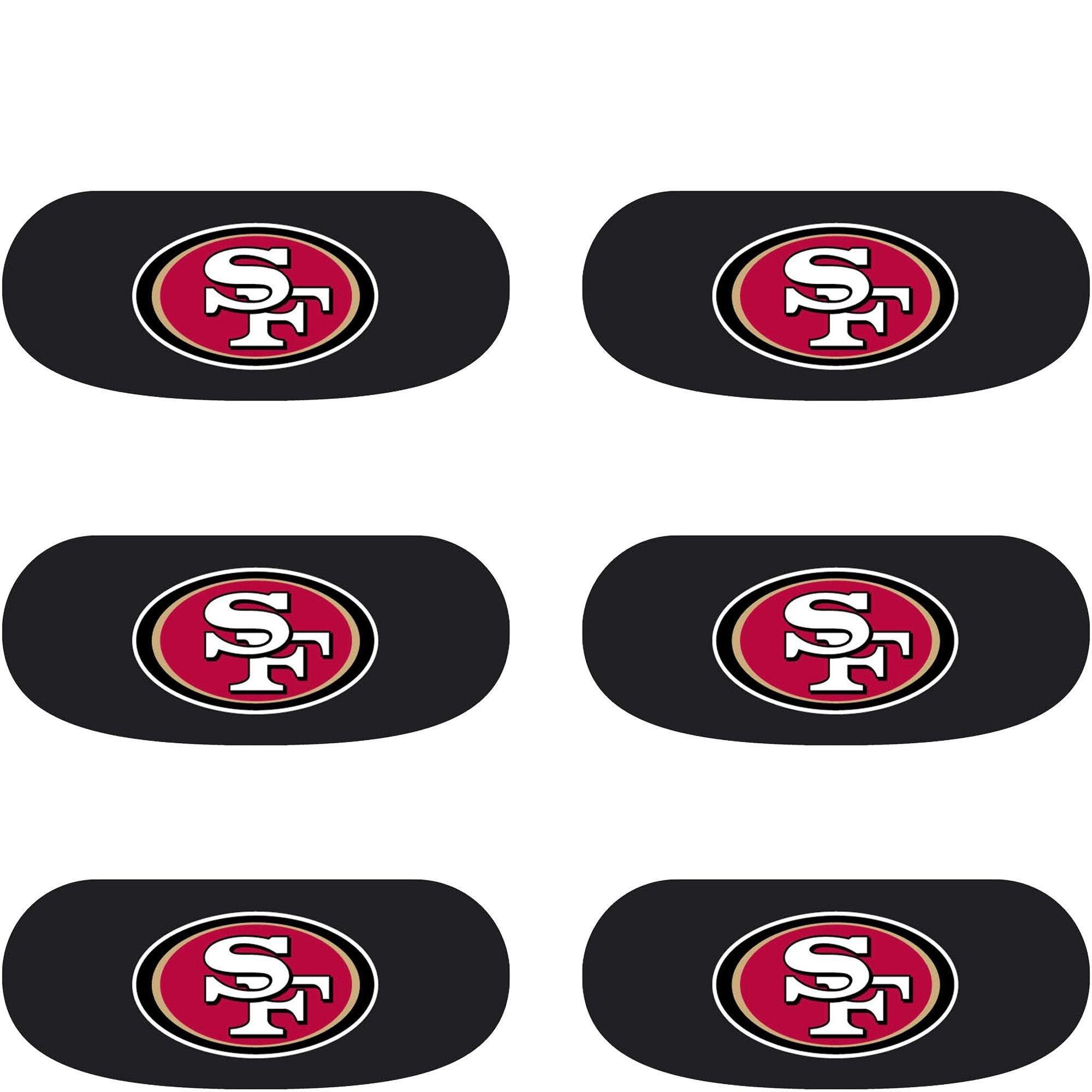 San Francisco 49ers Eye Black Stickers 6ct