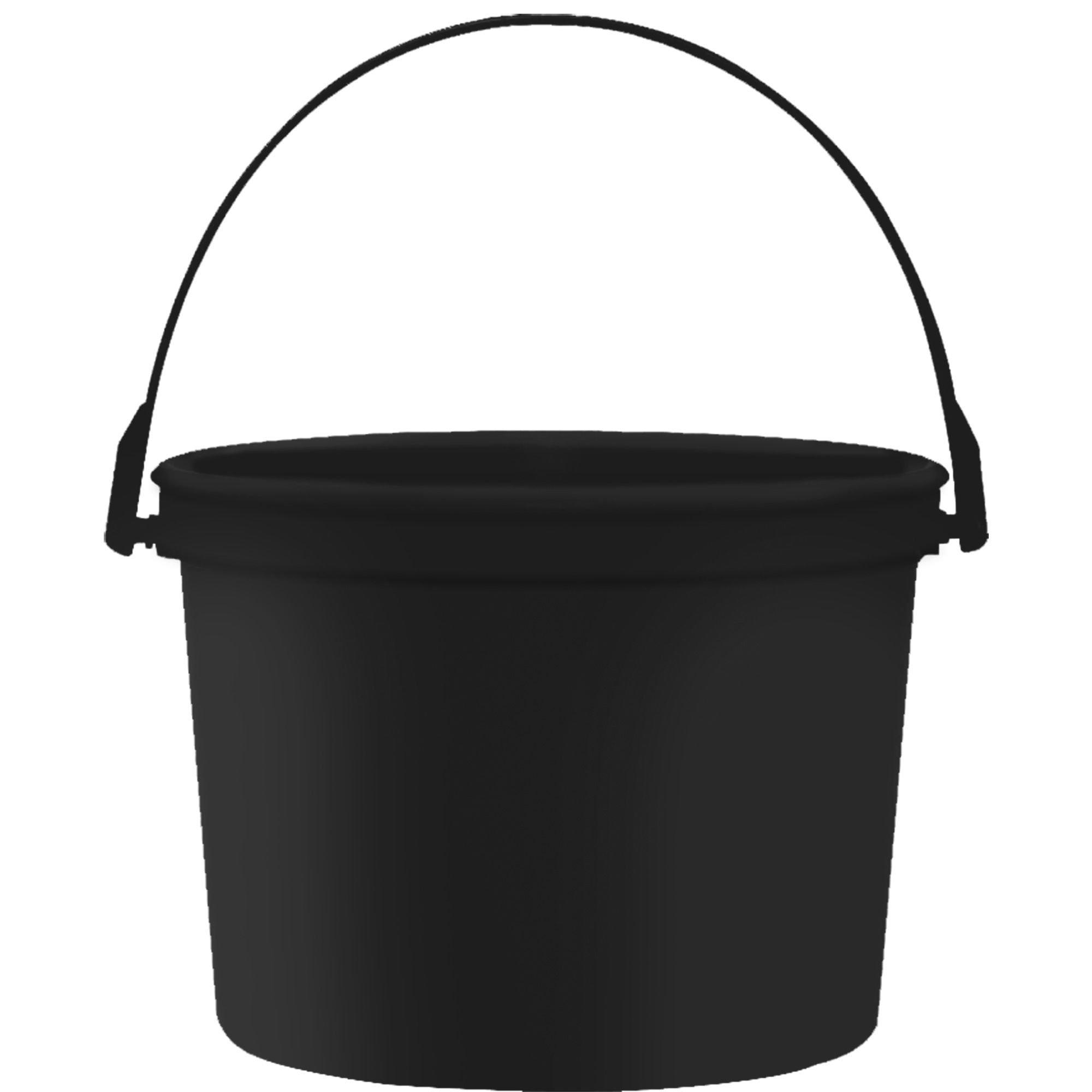 Black Plastic Buckets - Plastic Buckets