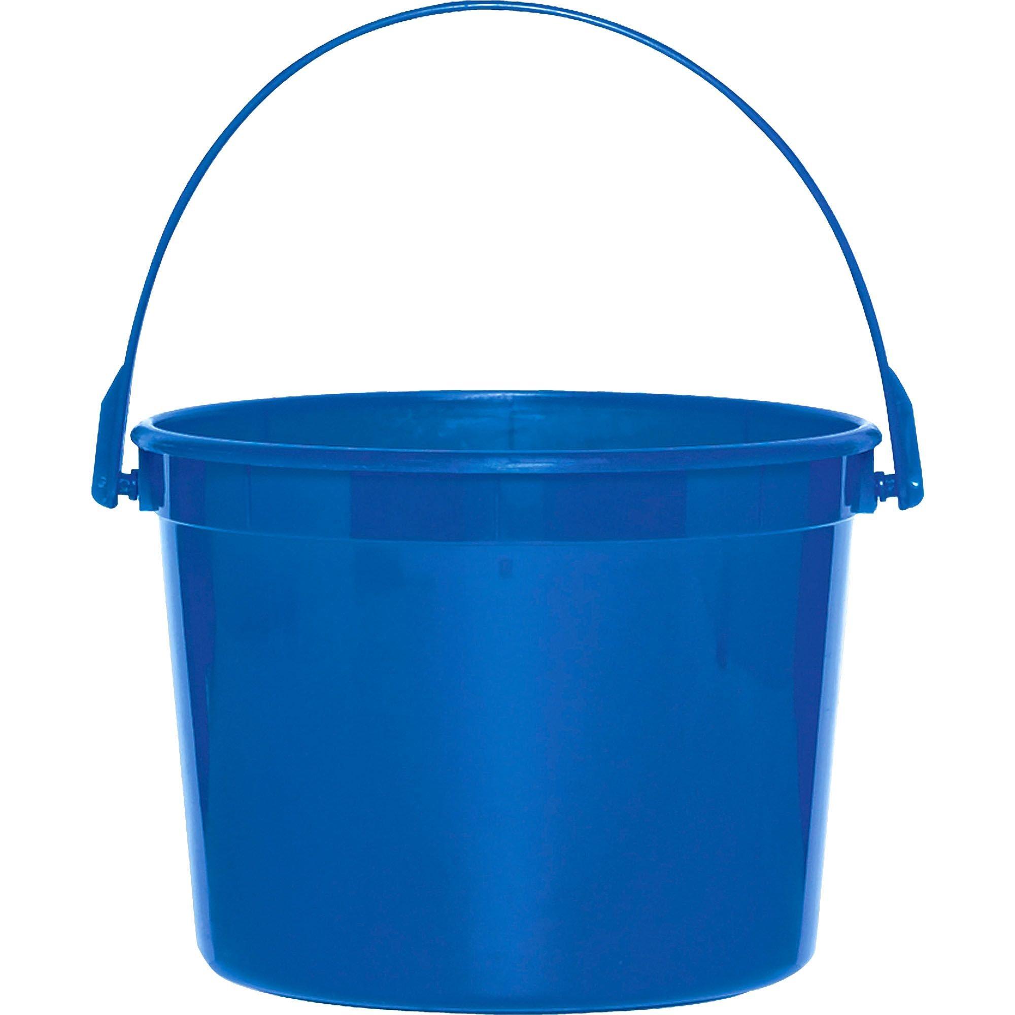 Royal Blue Plastic Bucket  Party Supplies, Decorations & Favors