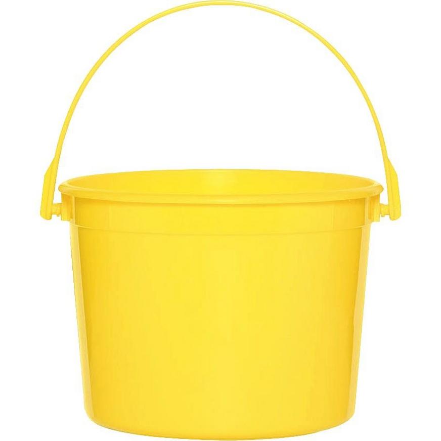 Bucket Plastic Sunshine Yellow