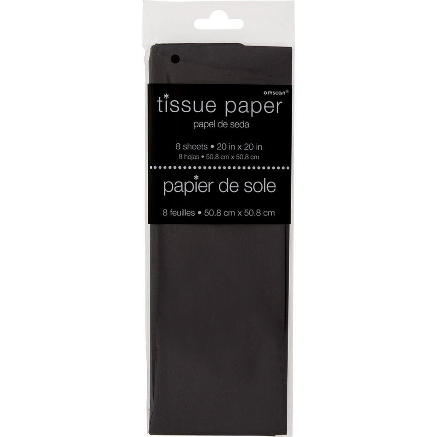 Black Tissue Paper 8ct