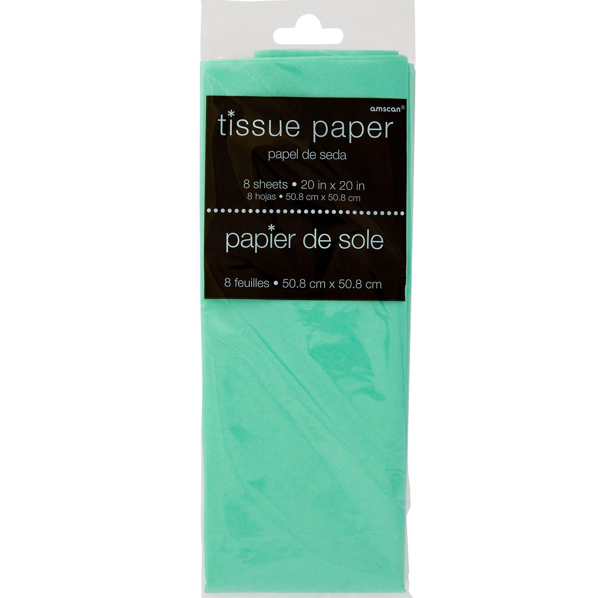 TISSUE PAPER SHEETS Mint Seafoam Green Aqua Teal Blue Retail and