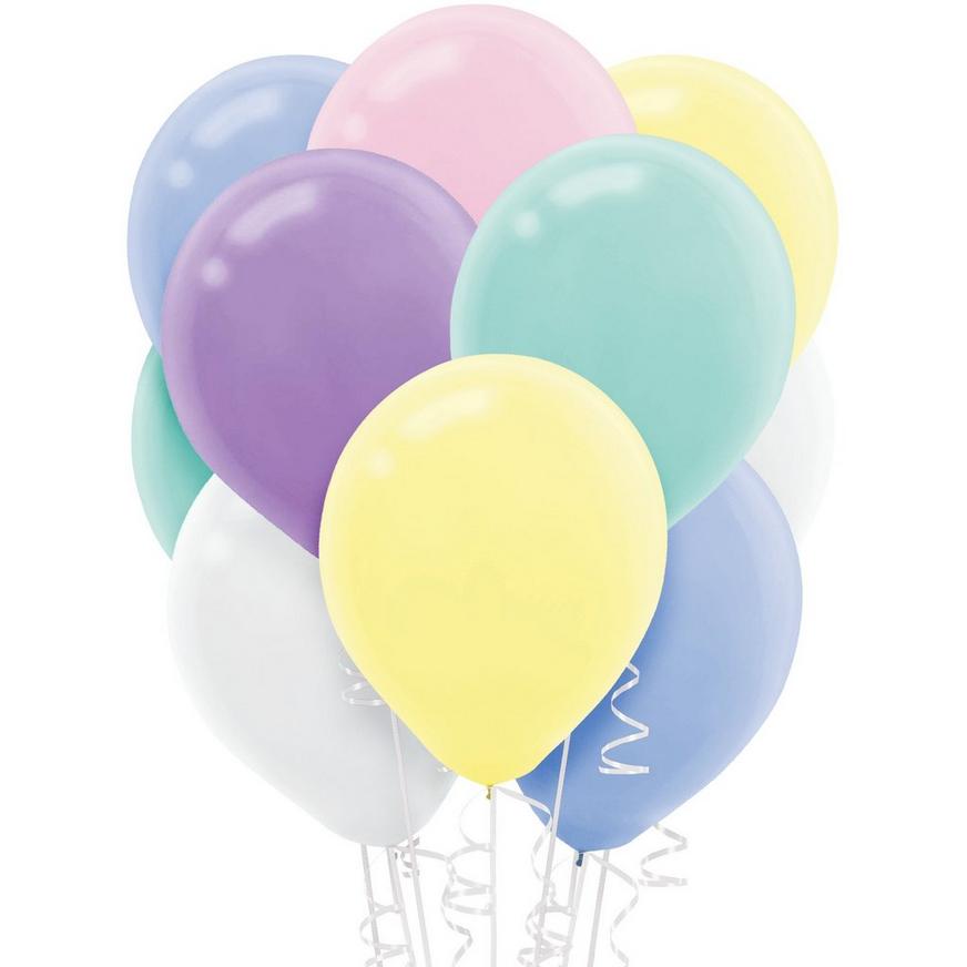 72ct, 12in, Assorted Pastel Balloons